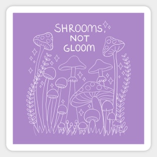 Shrooms, Not Plant (Mushrooms) Sticker